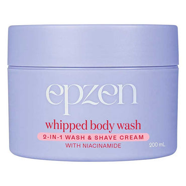 EpZen Whipped Body Wash 2-in-1 Wash and Shave Cream 200ml